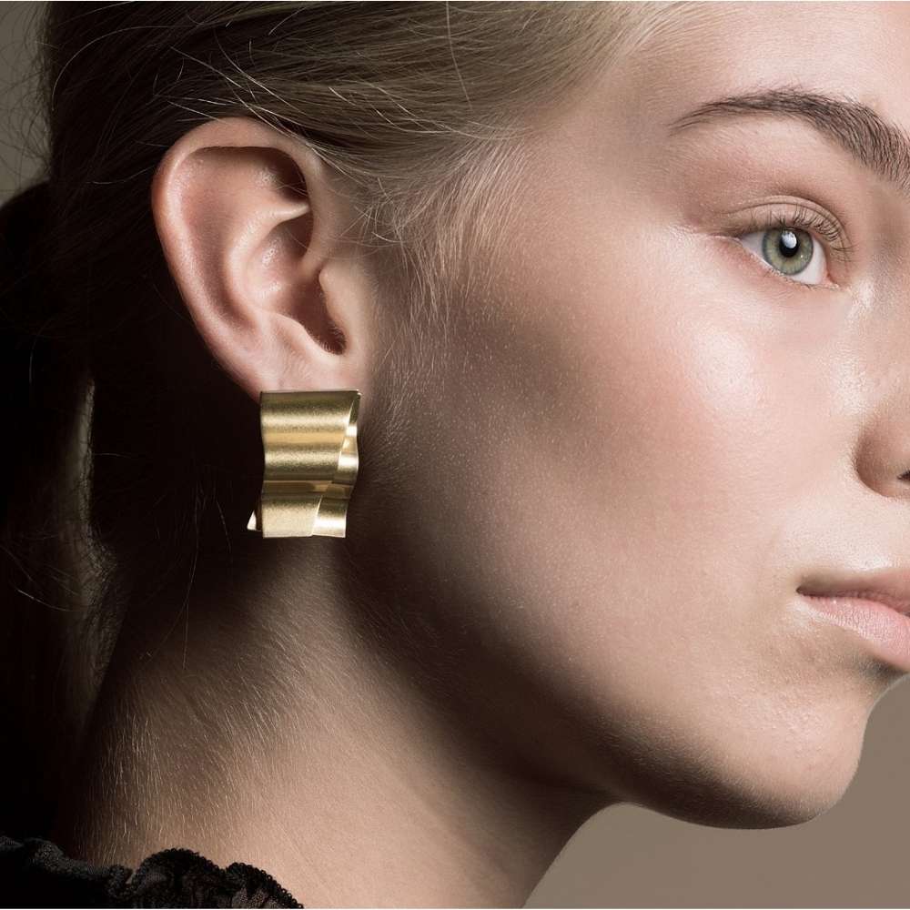 Kalevala Alluring earrings, bronze, Kalevala Modern