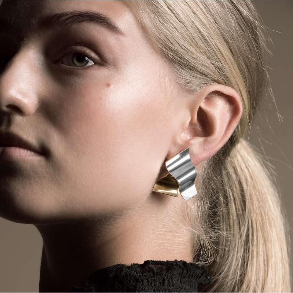 Kalevala Alluring earrings, bronze, Kalevala Modern