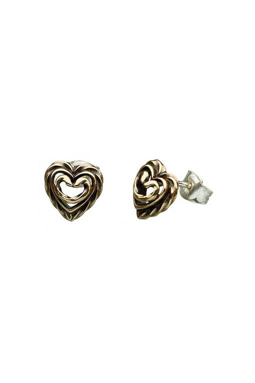 Kalevala Heart of the House earrings, bronze, Kalevala Originals