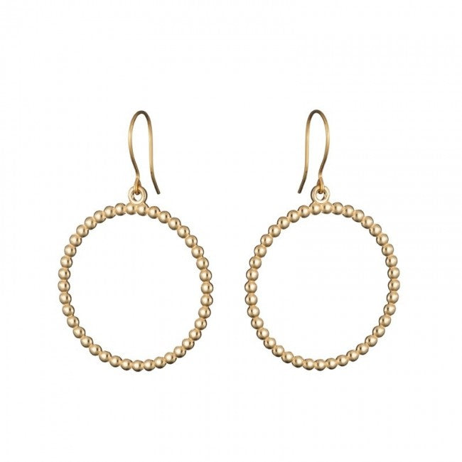 Kalevala Circle of Light Earrings, bronze, Kalevala Modern