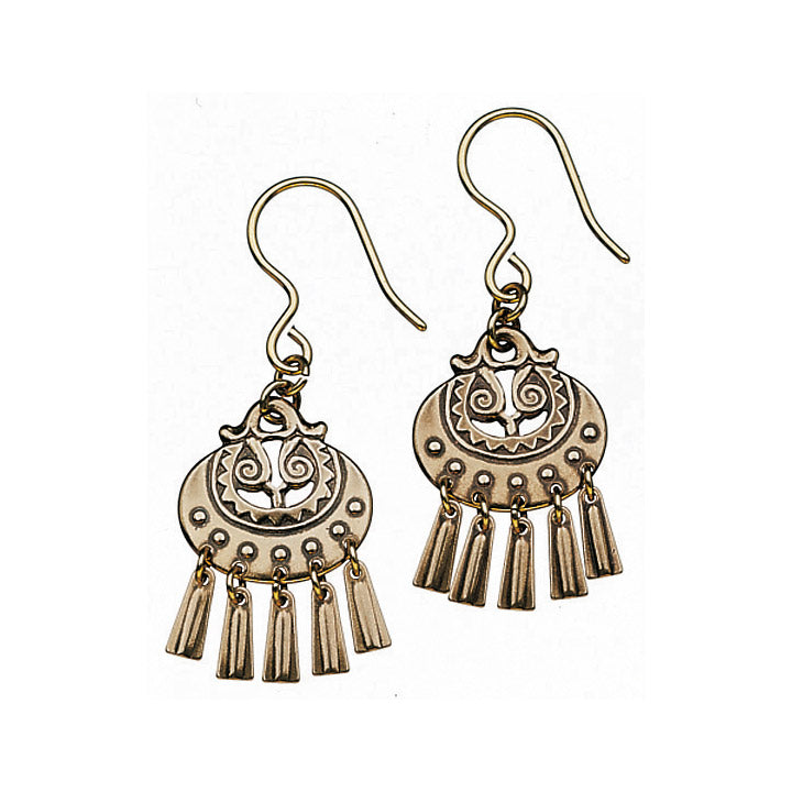 Kalevala Moon Goddess Earrings small, bronze, Kalevala Originals