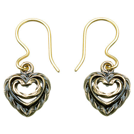 Kalevala Heart of the House earrings, bronze, Kalevala Originals